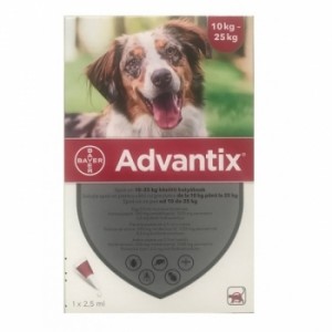 Bayer Advantix 250 Caini 10-25 kg, 1 pipeta